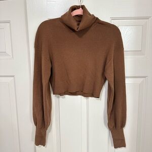 Wilfred Chestnut Turtleneck Sweater